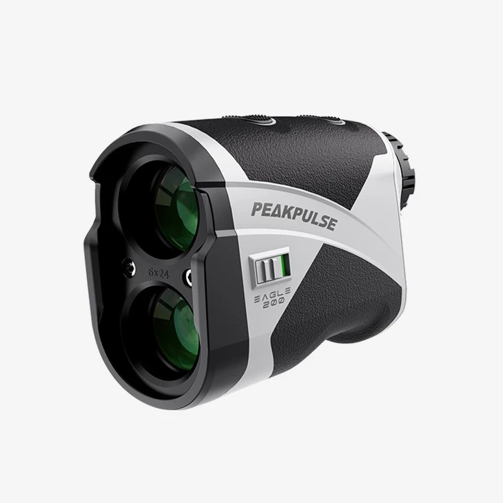 Golflaseravståndsmätare 7 grader Superbred FOV med högprecisionsflaggstångslåsning Vibrationsfunktion Lutningsläge Kontinuerlig skanning